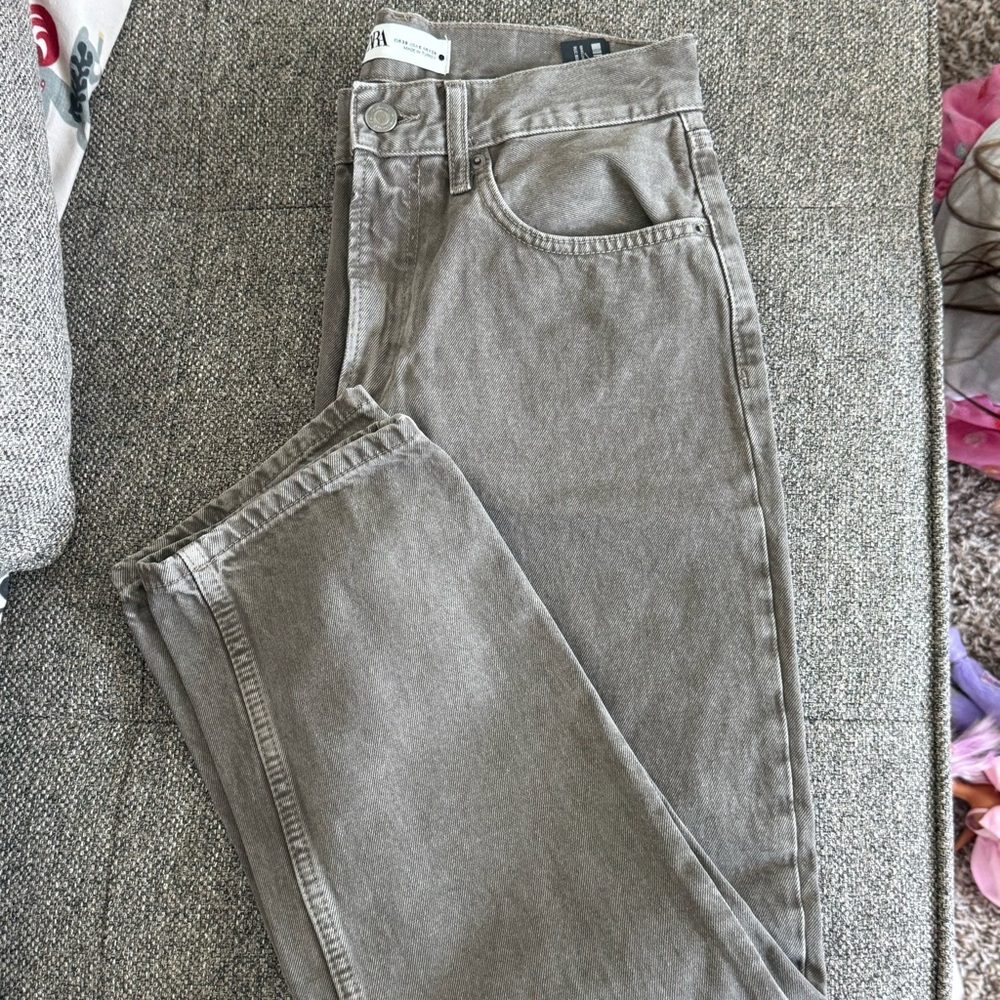 Zara Gray Women Jeans
